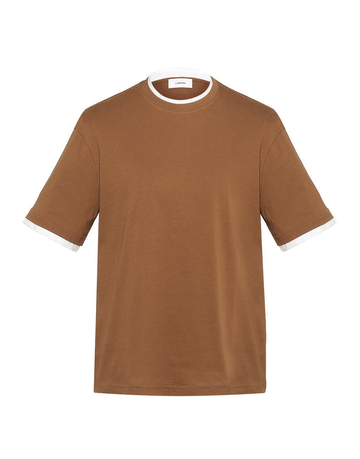 ライトウエイトコットン レイヤードルックTシャツ – LARDINI Online Store