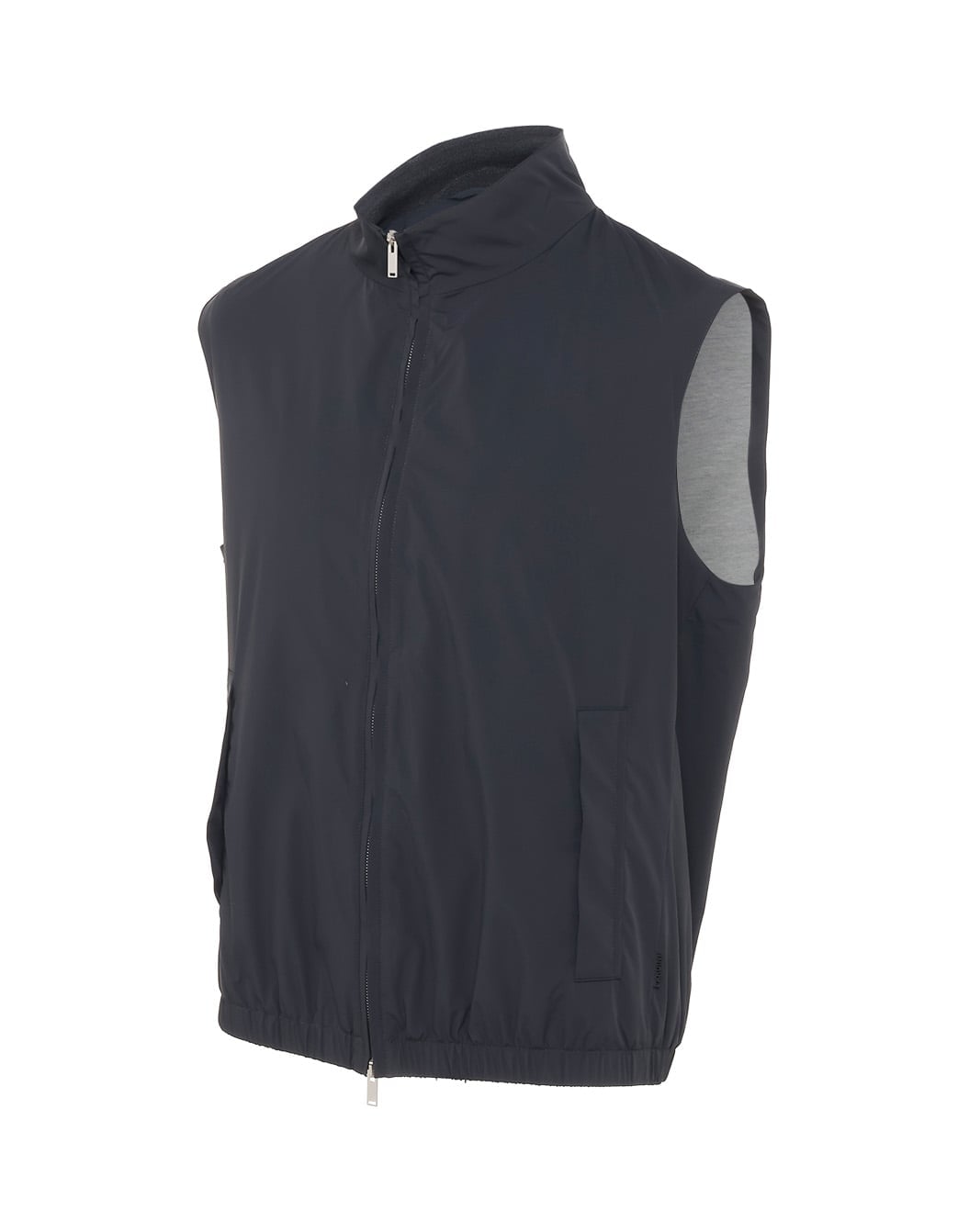 撥水エコストレッチナイロン ノースリーブブルゾン – LARDINI Online Store