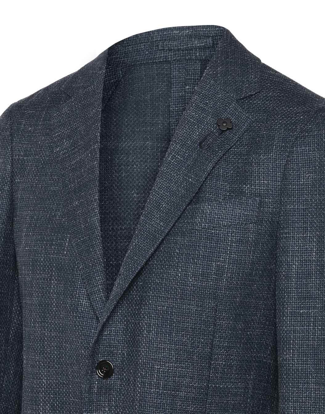ウールシルクリネンメランジバスケットジャケット – LARDINI Online Store
