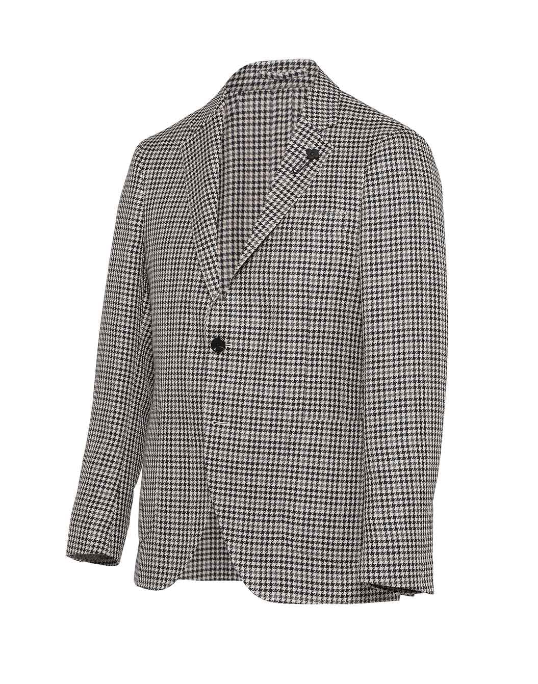 コットンリネン ガンクラブチェックジャケット – LARDINI Online Store