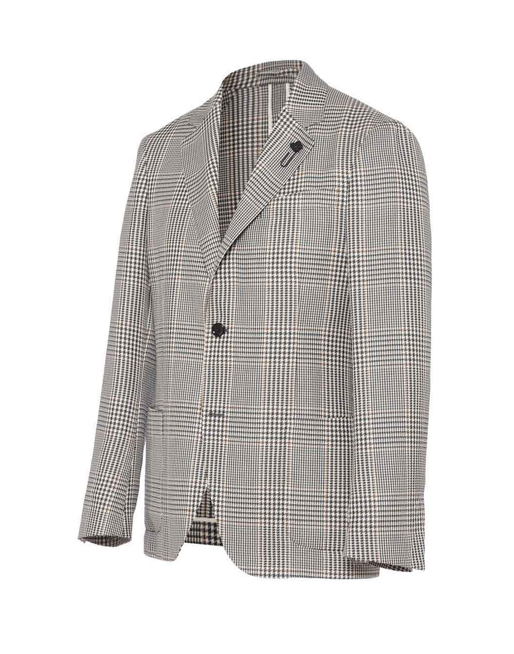 ウールコットングレンチェックジャケット – LARDINI Online Store