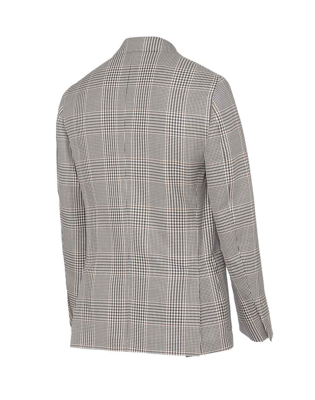 ウールコットングレンチェックジャケット – LARDINI Online Store