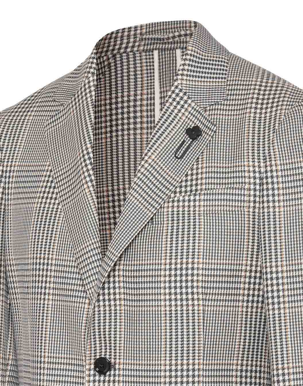 LARDINI イタリア製 リネン シルク グレンチェックジャケット 42 ウールコットングレンチェックジャケット – LARDINI Online Store