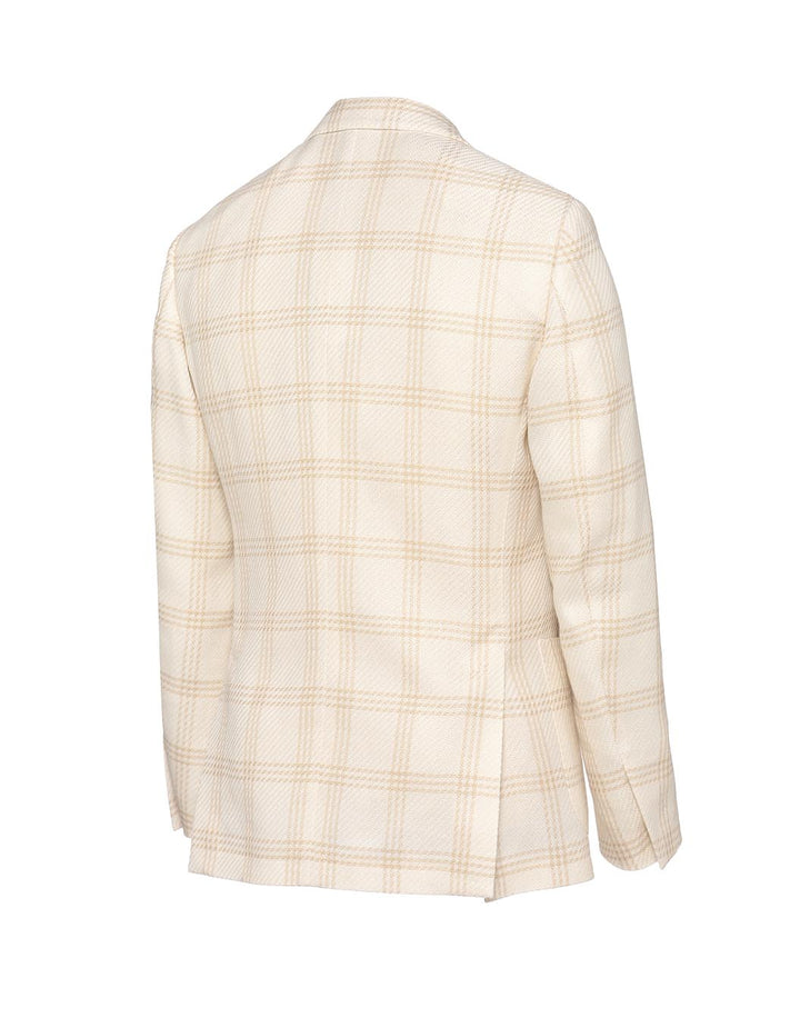 コットンリネンオーバーチェックジャケット – LARDINI Online Store