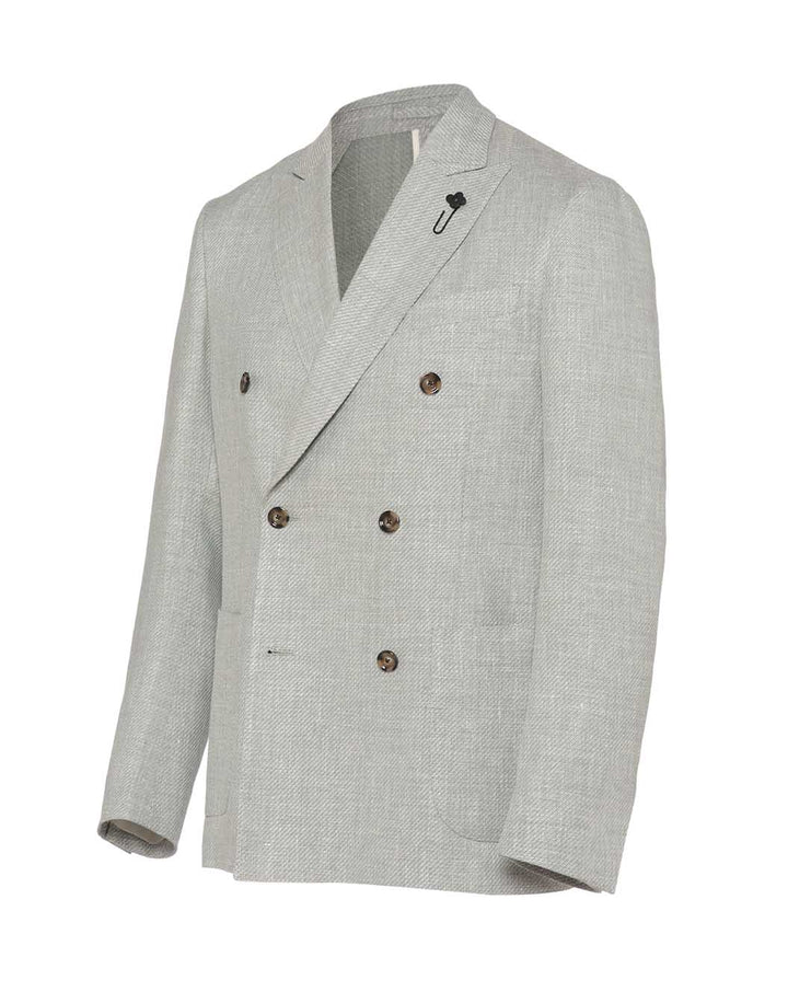 ウールリネンメランジダイヤゴナルジャケット – LARDINI Online Store