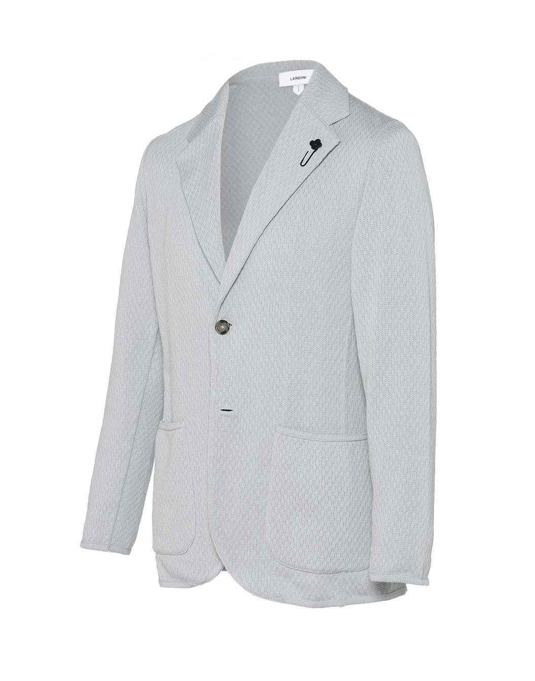コンパクトコットンバスケットステッチニットジャケット – LARDINI