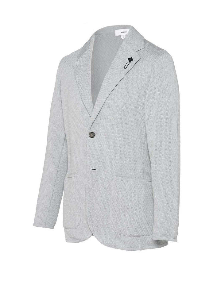 コンパクトコットンバスケットステッチニットジャケット – LARDINI