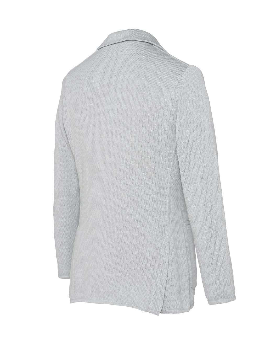コンパクトコットンバスケットステッチニットジャケット – LARDINI