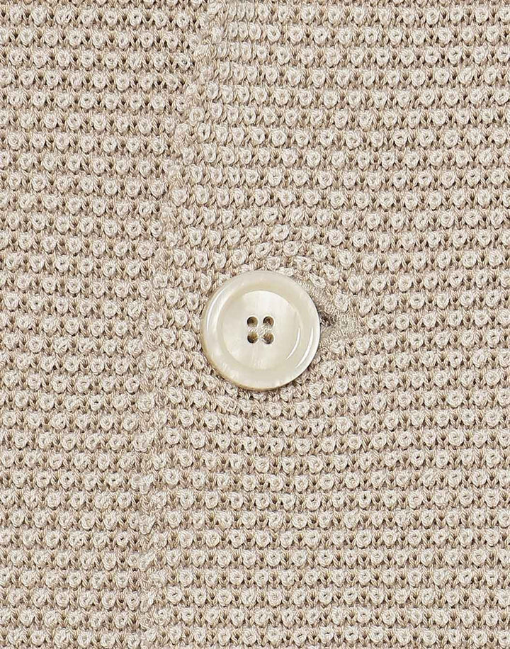 マーセライズドコットンハニカムステッチニットジャケット – LARDINI