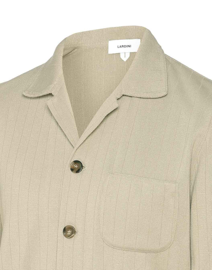 フラットリブステッチカバーオールニットジャケット – LARDINI Online