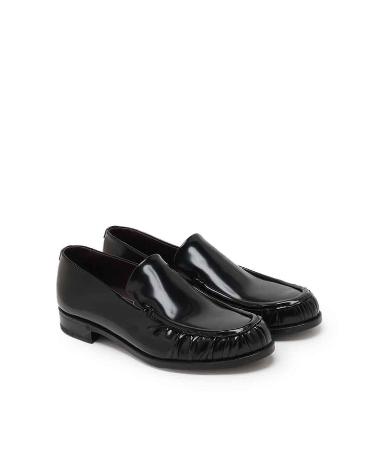 ブルレザーギャザードスリッポン – LARDINI Online Store