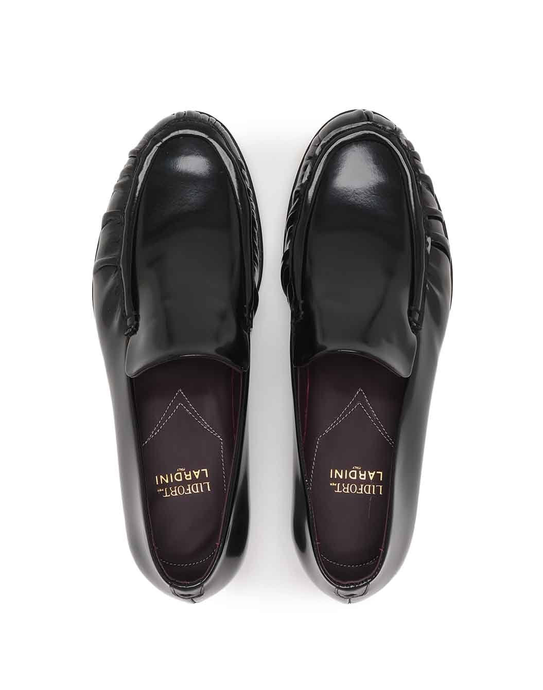 ブルレザーギャザードスリッポン – LARDINI Online Store