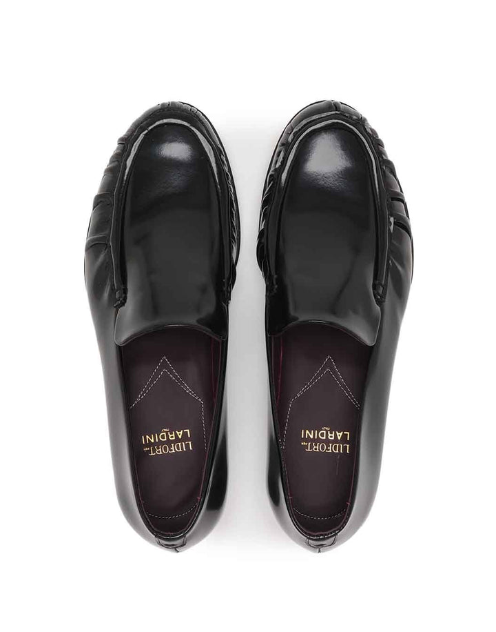 ブルレザーギャザードスリッポン – LARDINI Online Store