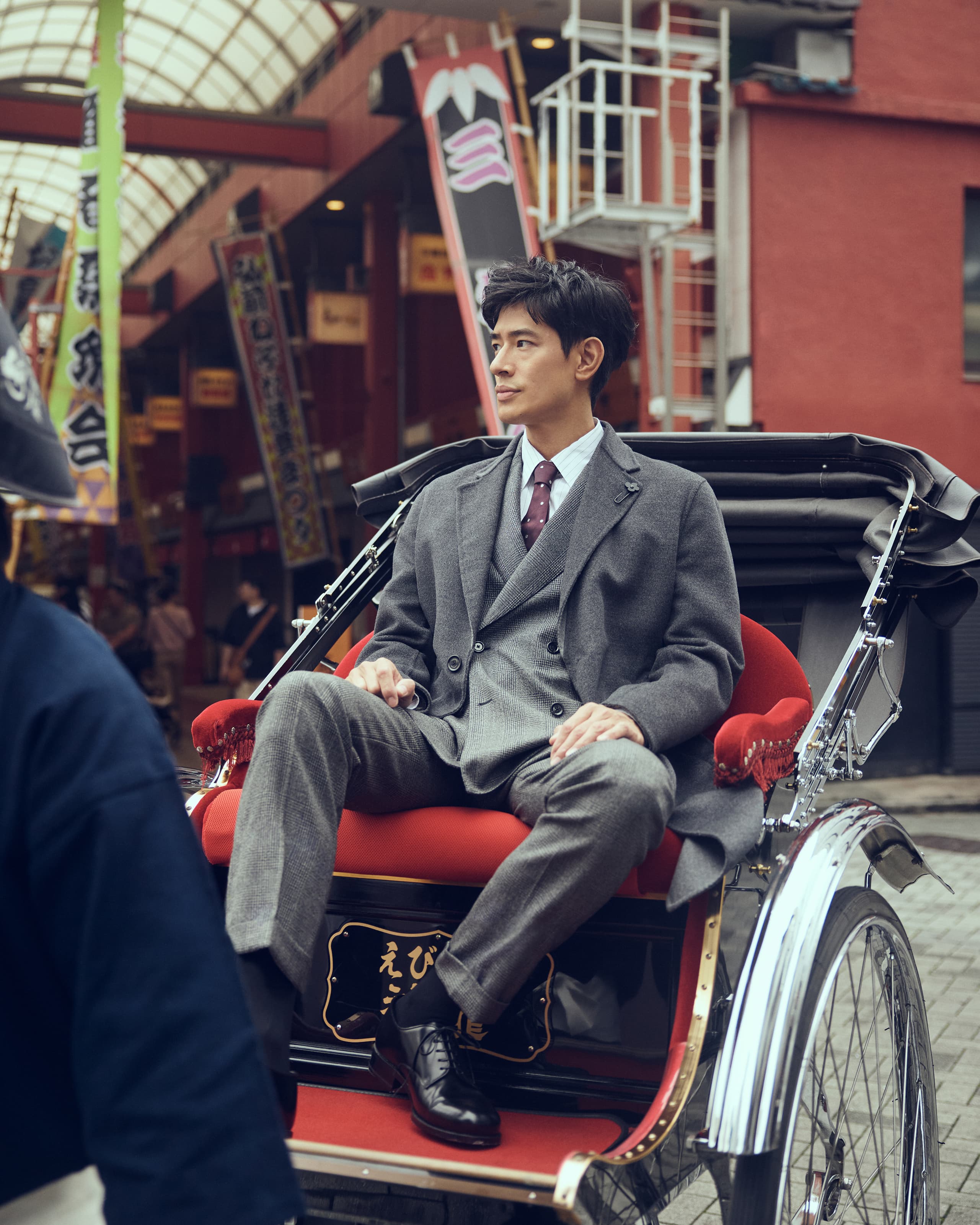 LARDINI LOOK 02 ディテール 1