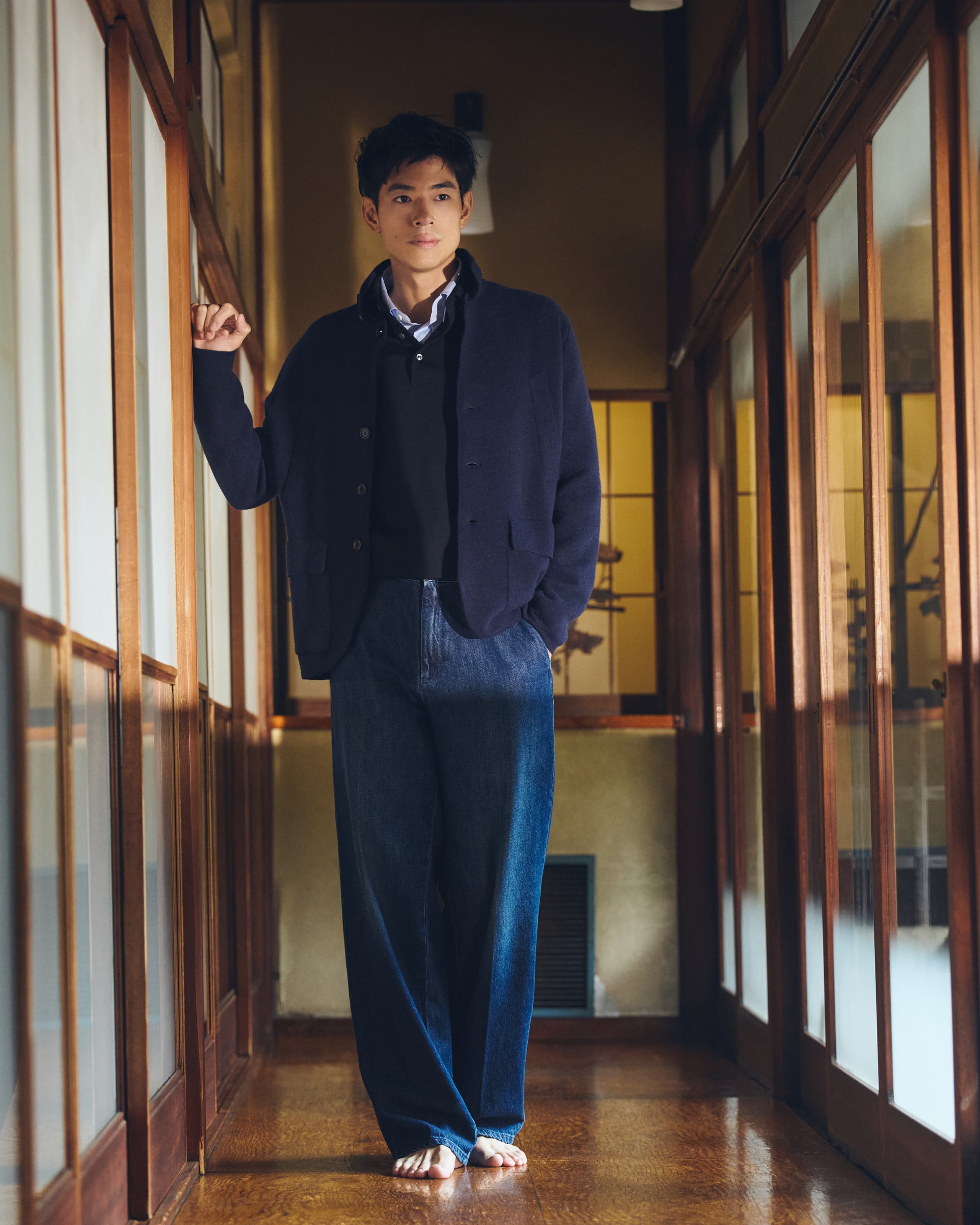 LARDINI LOOK 03 ディテール 1